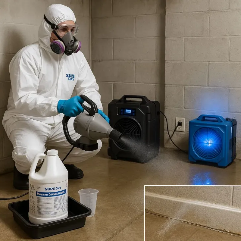 Sanitization and Odor Removal process in Brighton Park, IL